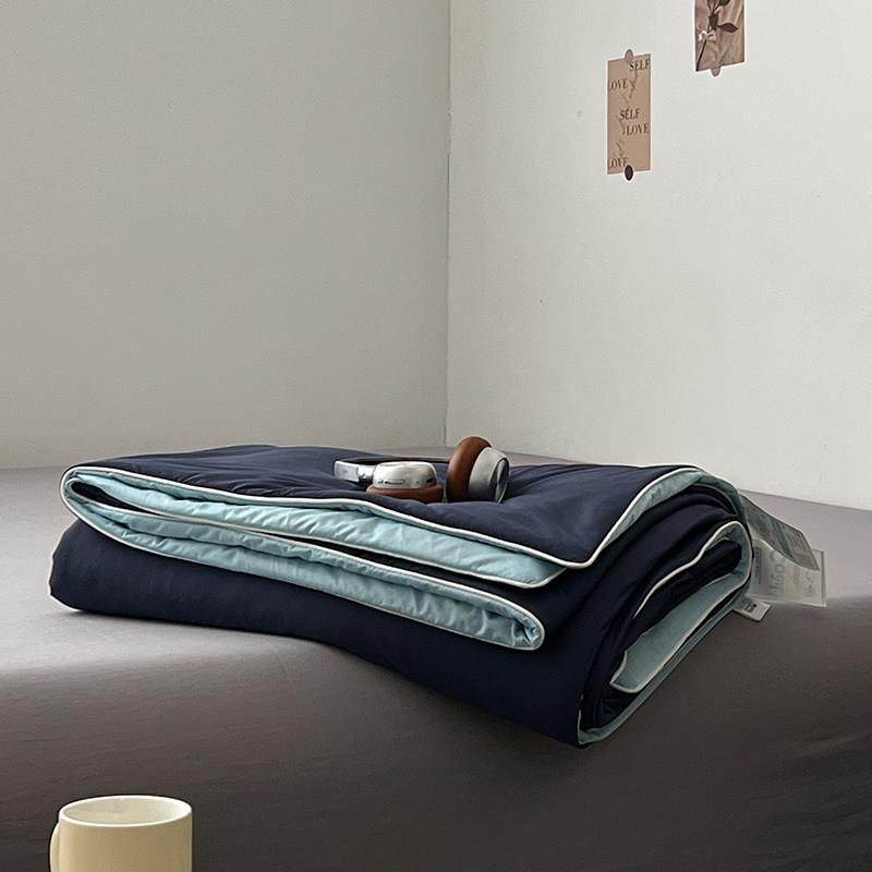 A类母婴级夏被裸睡冰丝凉感空调被可水洗学生宿舍单双人被芯薄被4