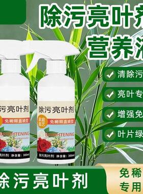 园艺除污亮叶剂植物增亮不伤植被恢覆光泽去污亮叶光亮剂