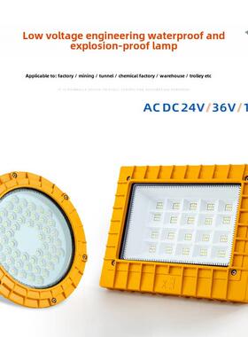 防爆灯36Vled灯低压泛光灯12V24V127V矿灯户外防水泛光灯射灯