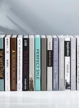 现代杂志假书彷真书装饰品家居摆件服装店柜台装饰道具书创意摆设