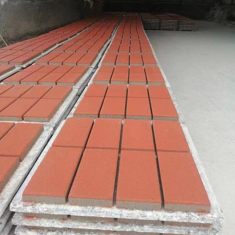 透水砖停车场防滑路面砖混凝土水泥砖面陶土砖路面面包砖庭院地砖