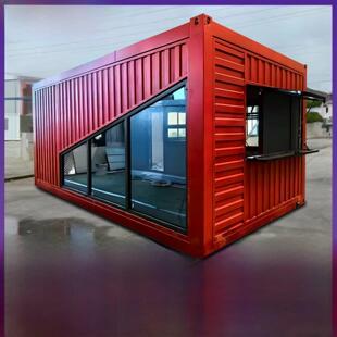集装箱移动房定制临时住人彩钢房屋办公室户外厕所网红商铺商业街