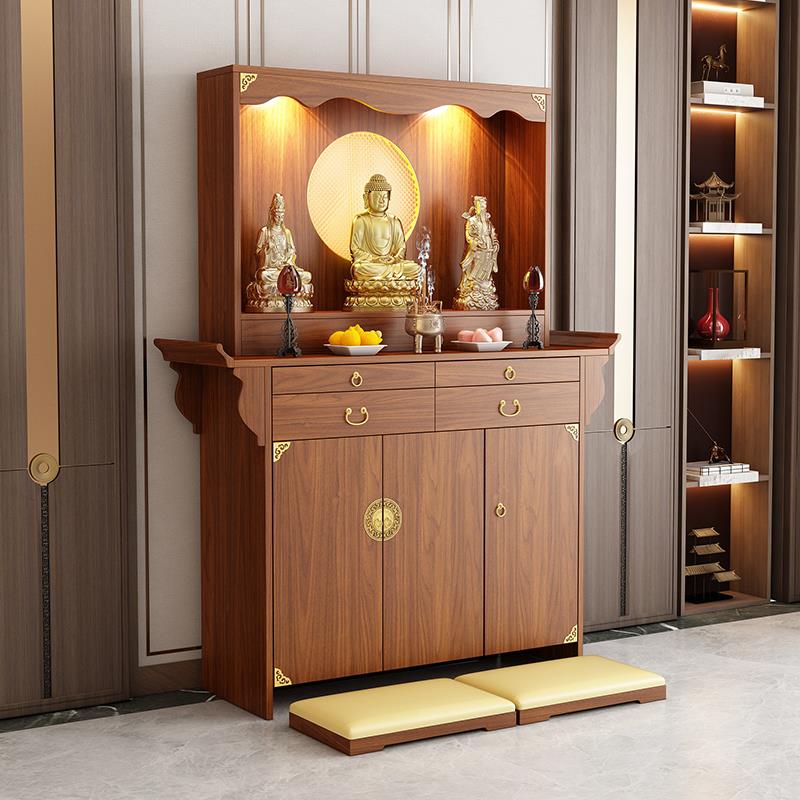 佛龛供桌神台新中式立柜观音贡台家用财神爷供桌香案台佛像供奉台