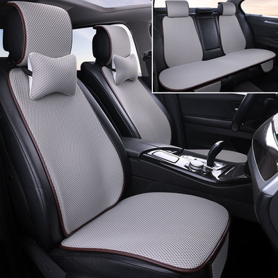 新款四季通用夏季冰丝汽车坐垫3D