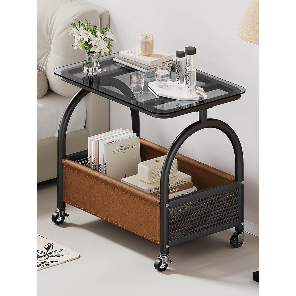 沙发边几可移动家用小户型客厅茶几置物架复古轻奢小推车床边桌子,住宅家具,移动边几/推车,淘宝优惠券,粉丝福利购,淘宝优惠卷