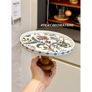 入口覆古钥匙收纳饰品入口门鞋柜桌面珠宝手表杂物彷古风格收纳托