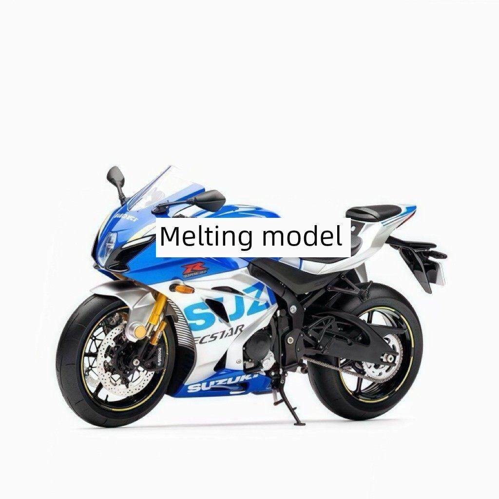 液晶1:12铃木gsx - r1000r合金摩托车模型收集饰品人工