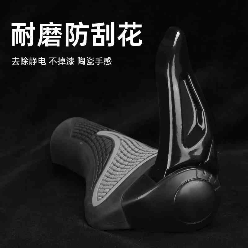 自行车把套 山地车副把 羊角 铝合金付把 骑行配件装备手把