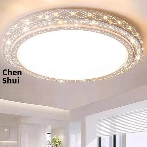 客厅主灯简约现代房卧室餐厅Led吸顶灯圆形大尺寸灯2025新风格
