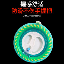 2025新款风筝轮潍坊风筝鱼竿线板放飞工具水晶自锁线轮自滑轮