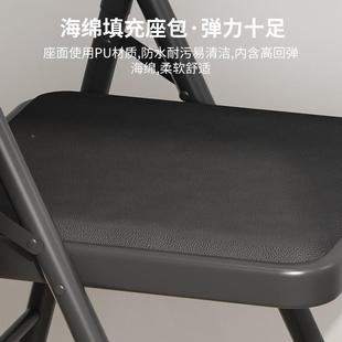 002约经济家用餐舍椅塑宿料椅子学生 折叠椅电子脑椅靠背椅简ZDY
