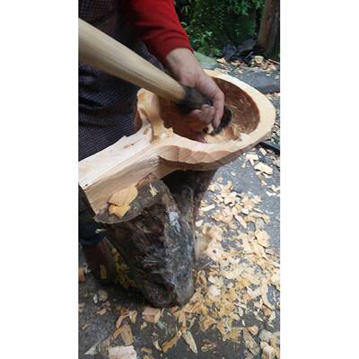 勺的木瓢实木水勺饭勺工制作制香杉AL101291木水瓢汤手小木勺大整