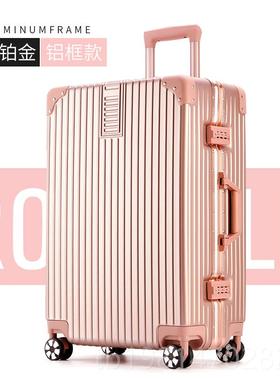 正品ULDUM旅行行李箱铝男框拉生杆箱万向轮20女学24密箱码皮箱子2