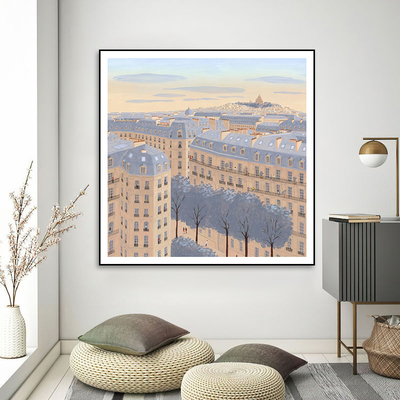 北欧治愈系壁画装饰画YukikoNor