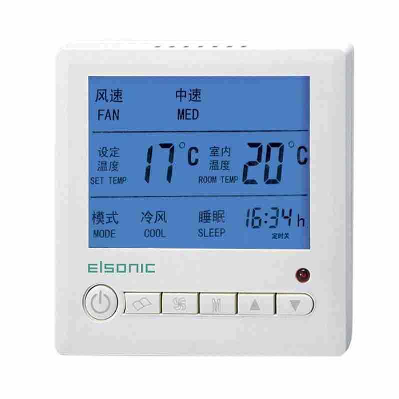 风机盘管亿林AC803液晶温控器恒温调温智能精准控温控制器空调