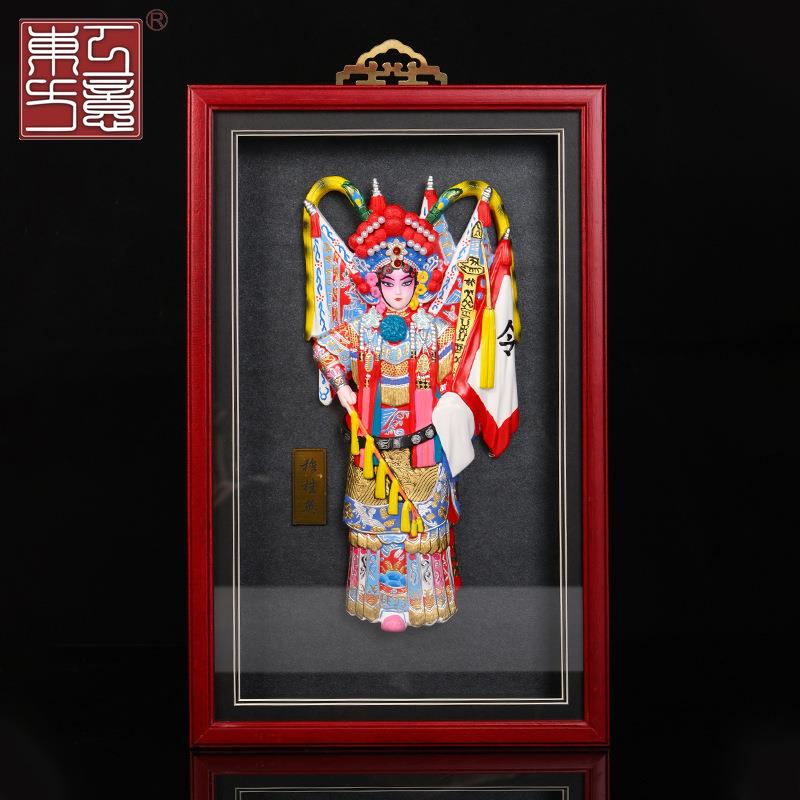 批东方工艺品创意家饰戏曲人物手工彩绘外事商务礼品挂饰简中全身