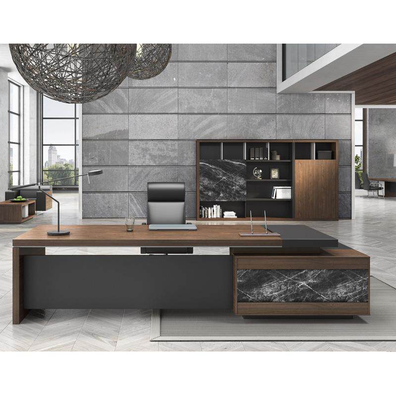 老板桌 大班台时尚简约 经理主管桌 大班桌 现代简约办公家具