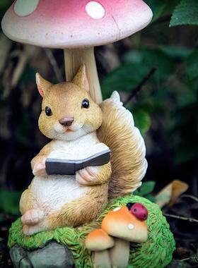 户外工艺品兔子装饰庭院小阳台露台室外树脂动物摆件家居家饰室内