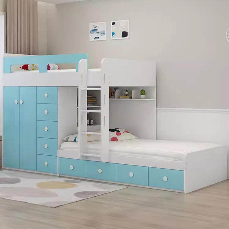 歌雷家具多功能组合床EZ上下铺床成人双层床平行儿童高低床衣柜床