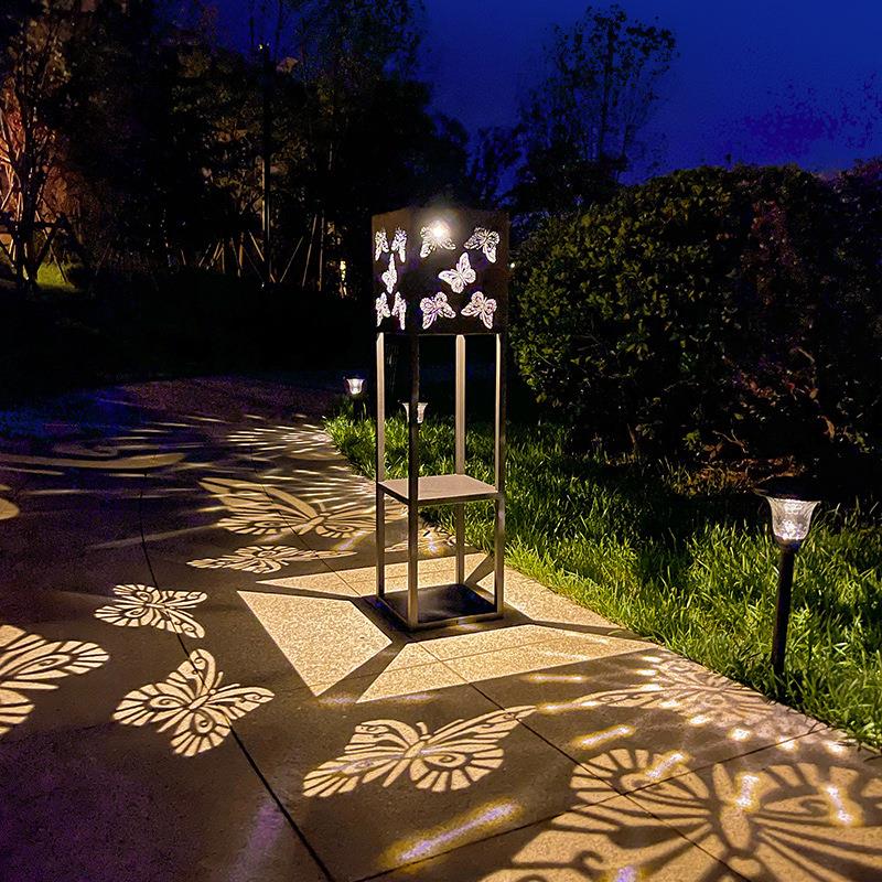 太阳能庭院灯户外灯景观灯防水蝴蝶氛围灯别墅花园露台装饰草坪灯