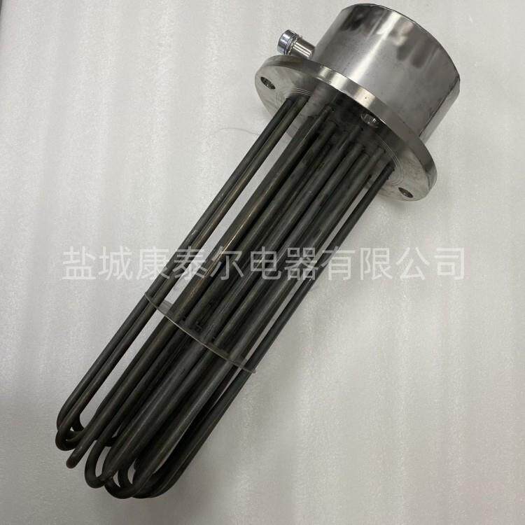 康泰尔电器 导热油加热器用不锈钢法兰加热管 电加热器发热棒
