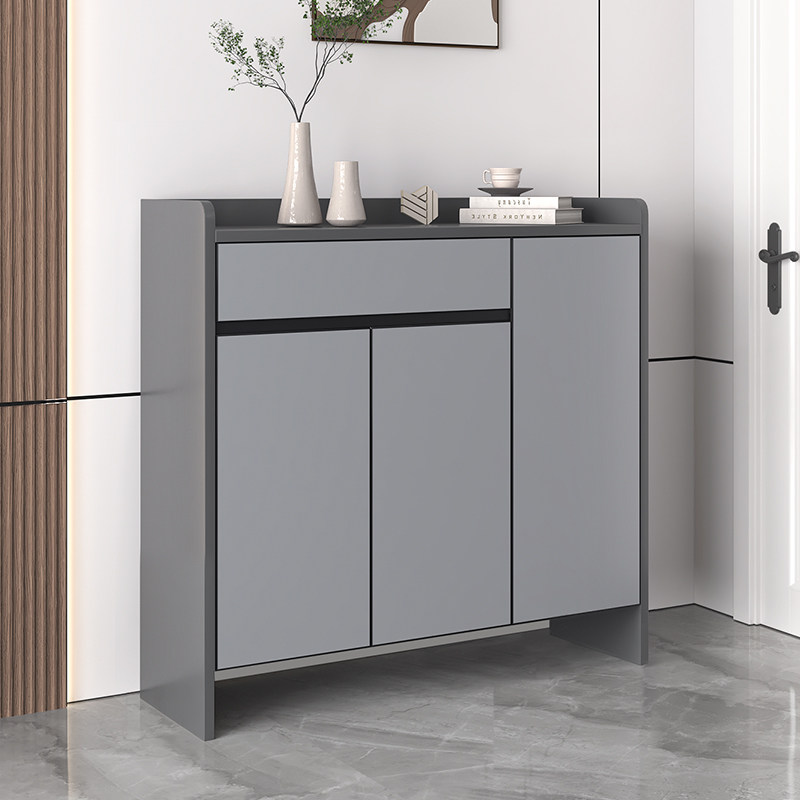 户外鞋柜全铝合金属家用门口环保防水防晒阳台门厅定制柜子储物柜