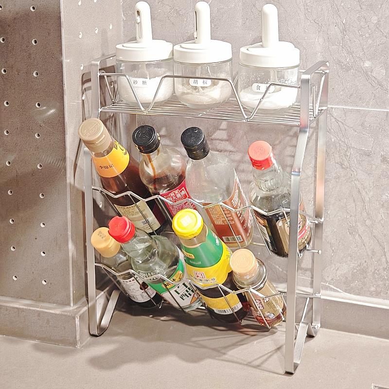 【家居好物】厨房调味架桌面置物架免安装多层收纳层架台面置物架