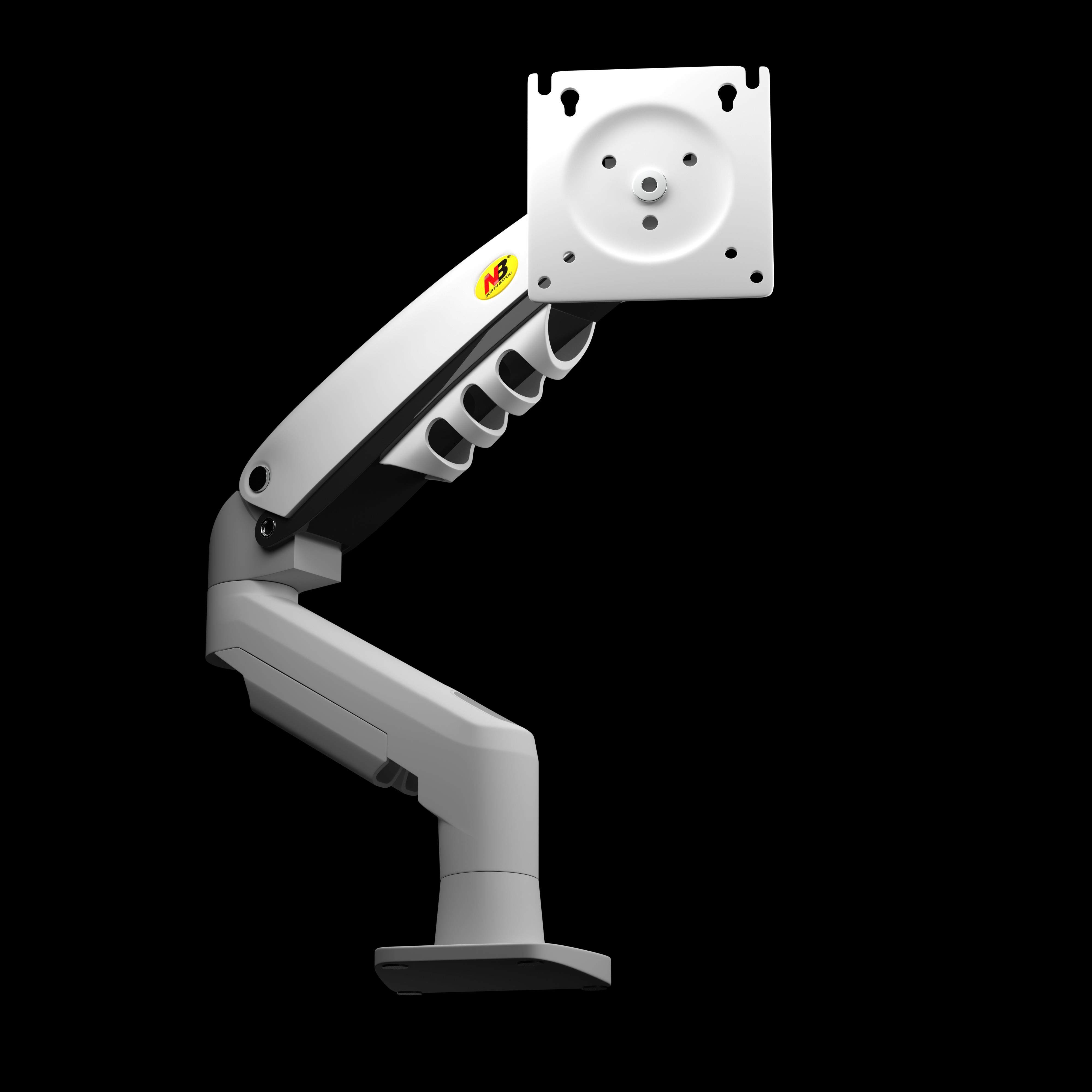 NB电脑显示器支架带鱼屏万向升降旋转调节气压机械臂vesa屏幕底座