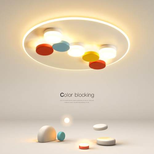 光创意主卧室灯简约led吸顶灯儿童房小餐厅客厅灯2024新款灯具