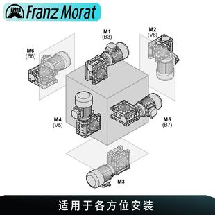 FranzMoart弗朗茨涡轮蜗杆75伺服减速器精密行星齿轮箱高硬度厂销