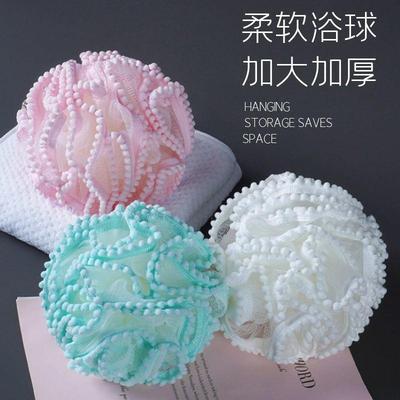 沐浴球女超柔软浴花泡泡洗澡球