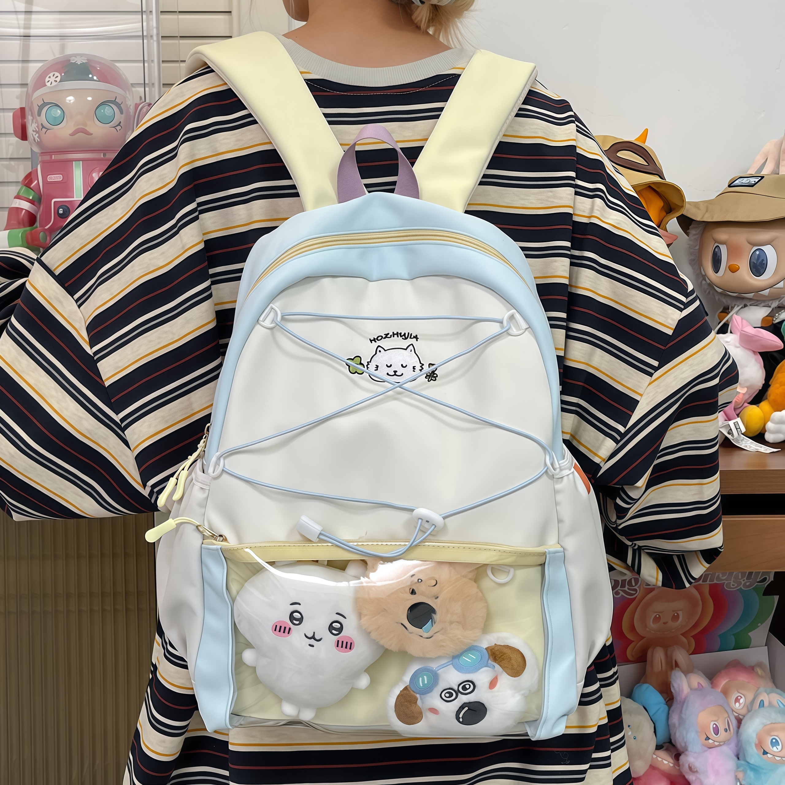 可爱ins风小众高颜值痛包双肩包