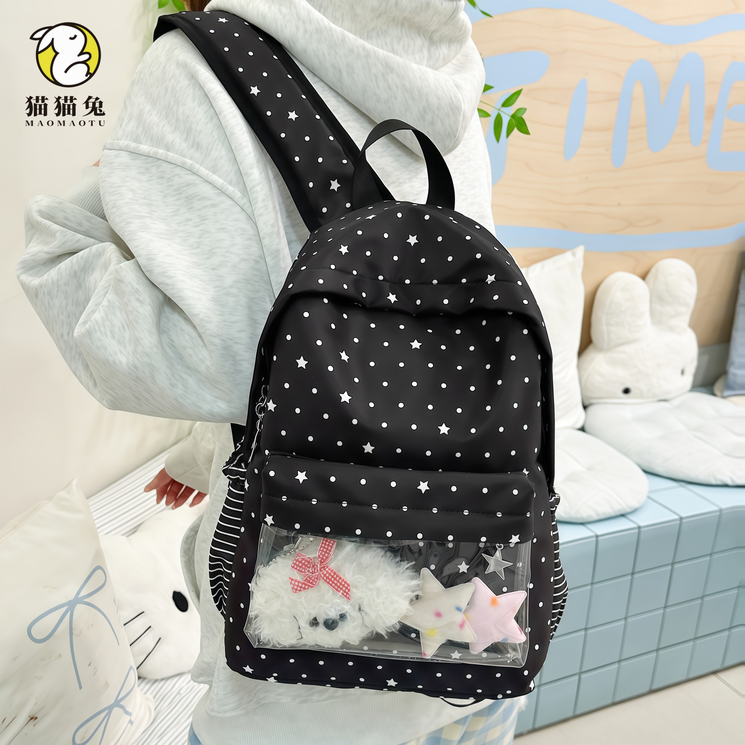 韩系ins大容量高颜值痛包双肩包