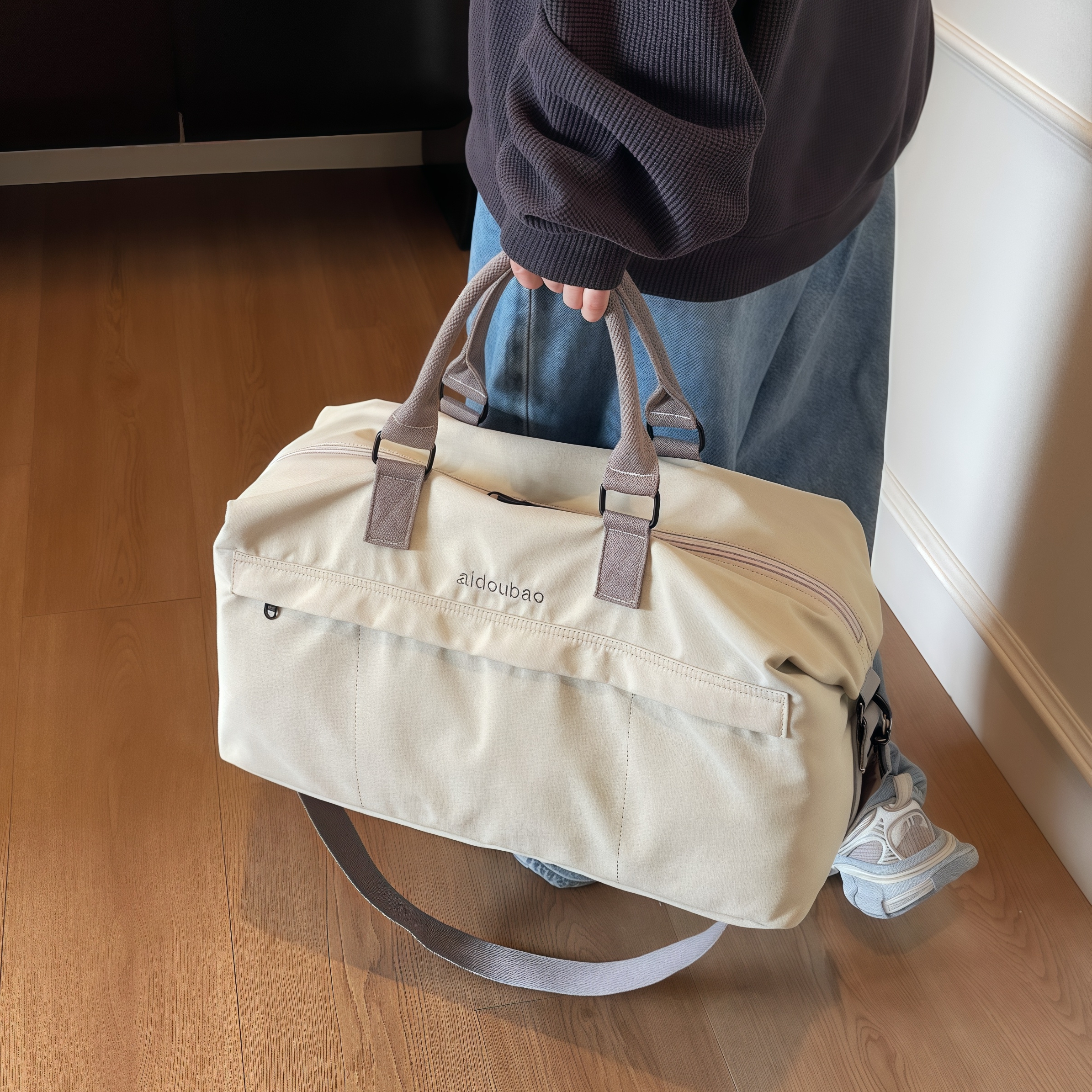 短途女生轻便高颜值大容量旅行包