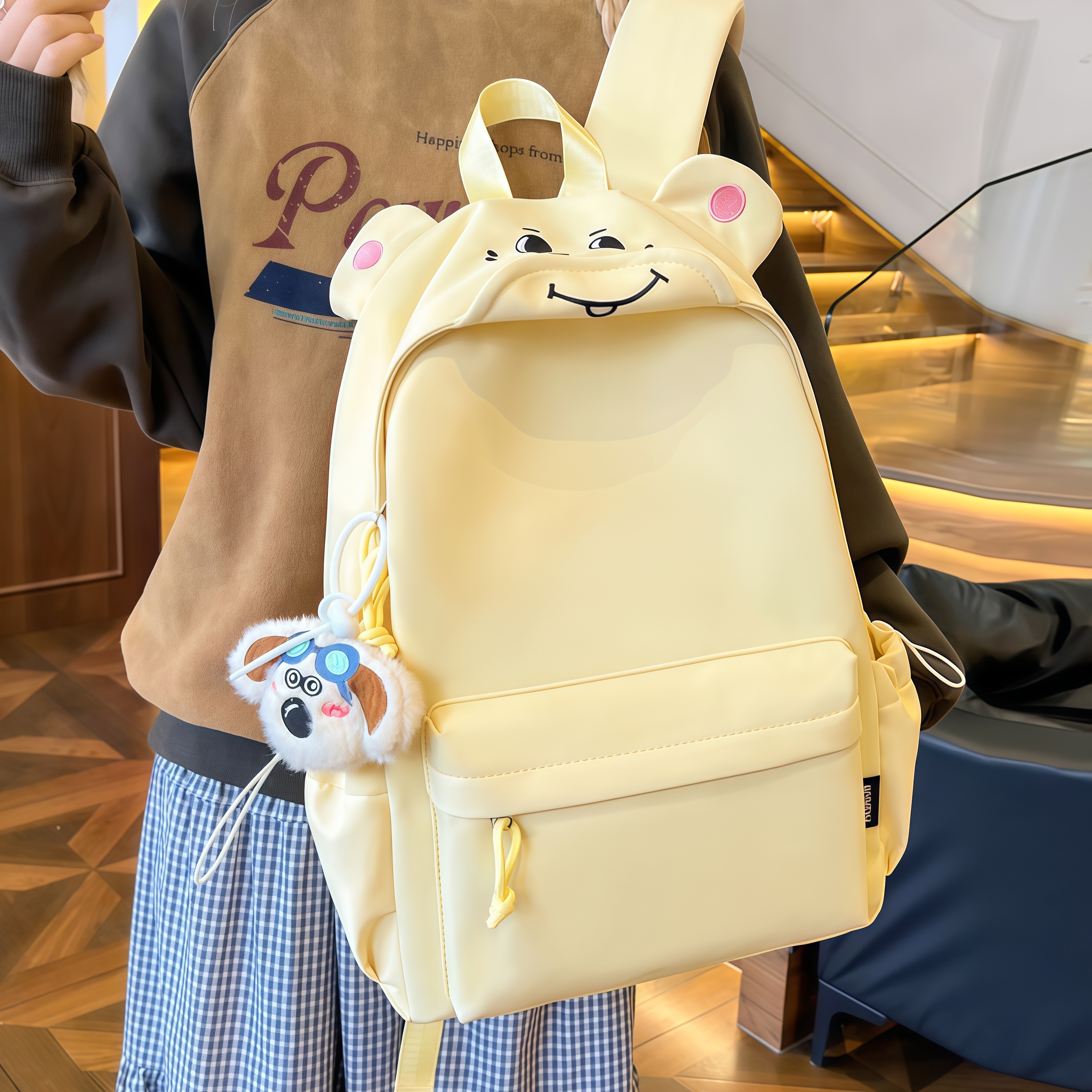 高颜值小众可爱奸诈老鼠双肩包