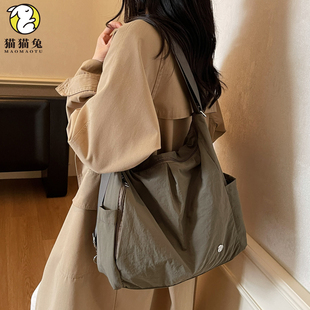 一包三用托特包布女大容量布包挎包上班通勤帆布可背单肩斜挎包包