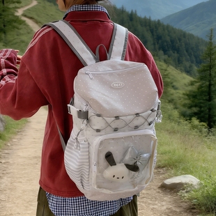 女士轻量化登山包双肩包女旅游轻便高颜值户外运动小众不撞款背包