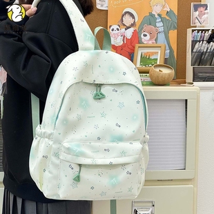 书包女生小学生高颜值ins大容量轻便女大学生出去玩超好看双肩包