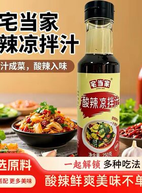 酸辣凉拌汁商用调味料拍黄瓜拌凉菜凉面酸辣开味凉拌菜家用调味汁