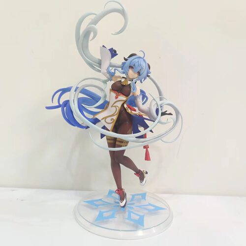 游戏周边 美系列 甘雨 宫川武 雪花底座 站姿 模型 盒装手办