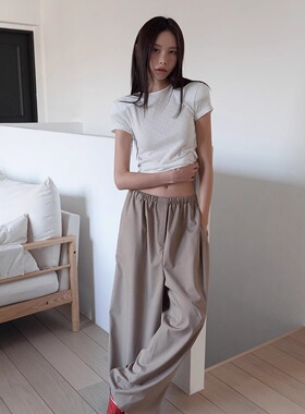 THE COLLECTORS韩国正品langer修身短袖T恤女2025夏新款上衣