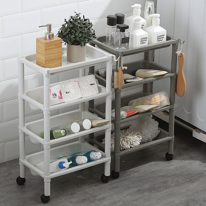 钻寅浴室落地收纳架整理架