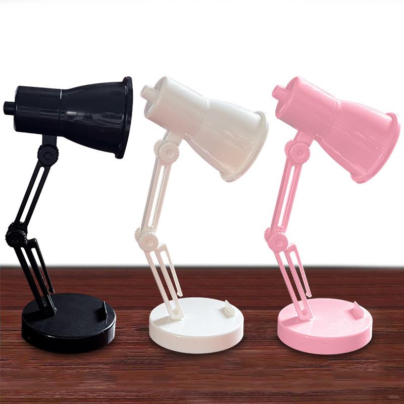 LED小巧迷你便携小台灯弯曲暖光迷你阅台读灯床头卧室灯按键即亮