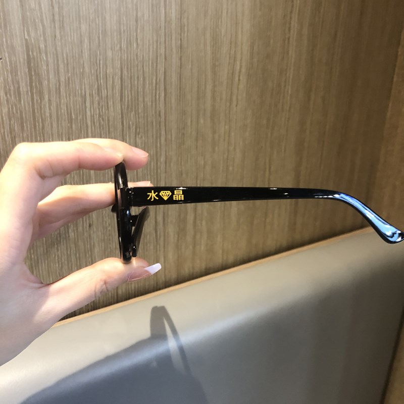 清耐磨玻璃老花镜n男复古大圆框茶色遮阳光不刺眼养目老花眼镜女