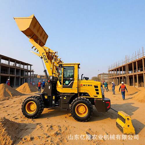 939型建筑工地四驱小铲车 养殖场清粪抓草机 装粮王废品叉木机