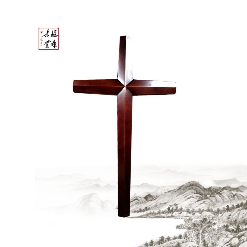 实木十字架教堂墙挂十字架背景墙十字架教堂手持十字架大型十字架