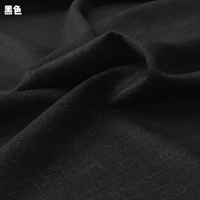 天丝牛仔棉微弹面料柔软垂免熨春海绵垫/布料/面料/