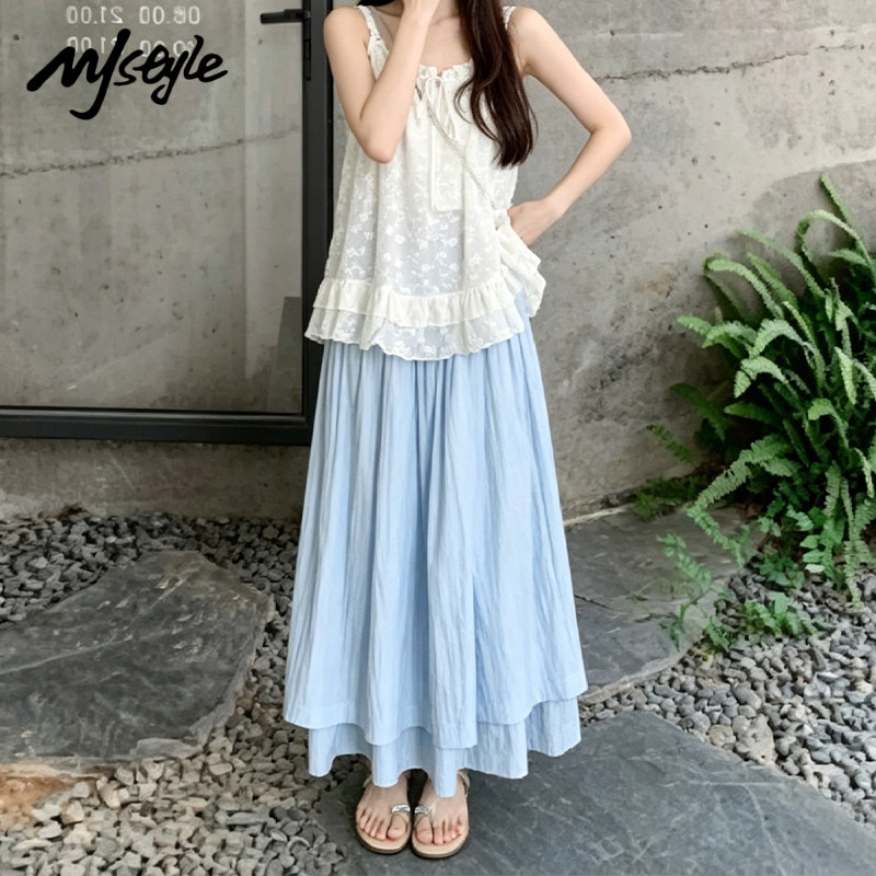 MJSTYLE法式田园风半身裙女2026