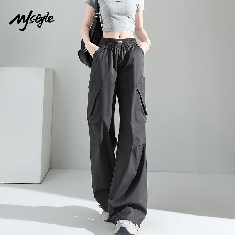 MJSTYLE美式工装裤女2025夏