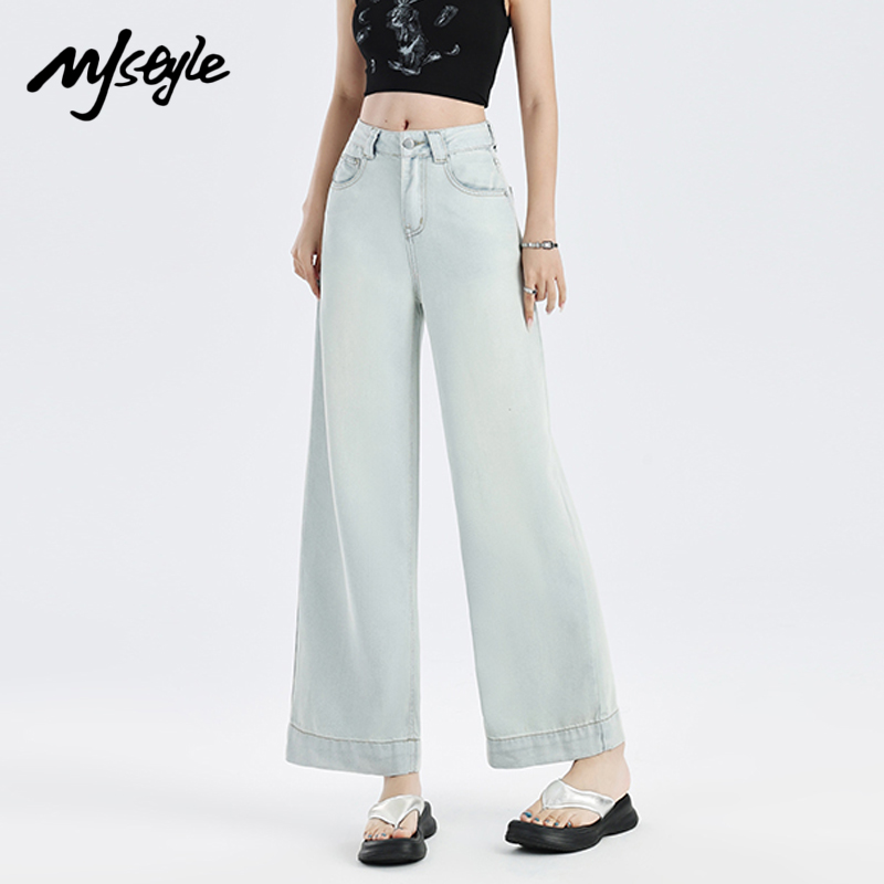 MJSTYLE莱赛尔天丝牛仔裤